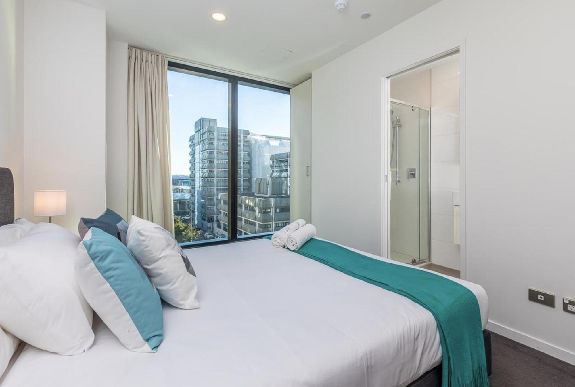 Gorgeous Seaview 2 Bedroom Apartment In Auckland Cbd ภายนอก รูปภาพ