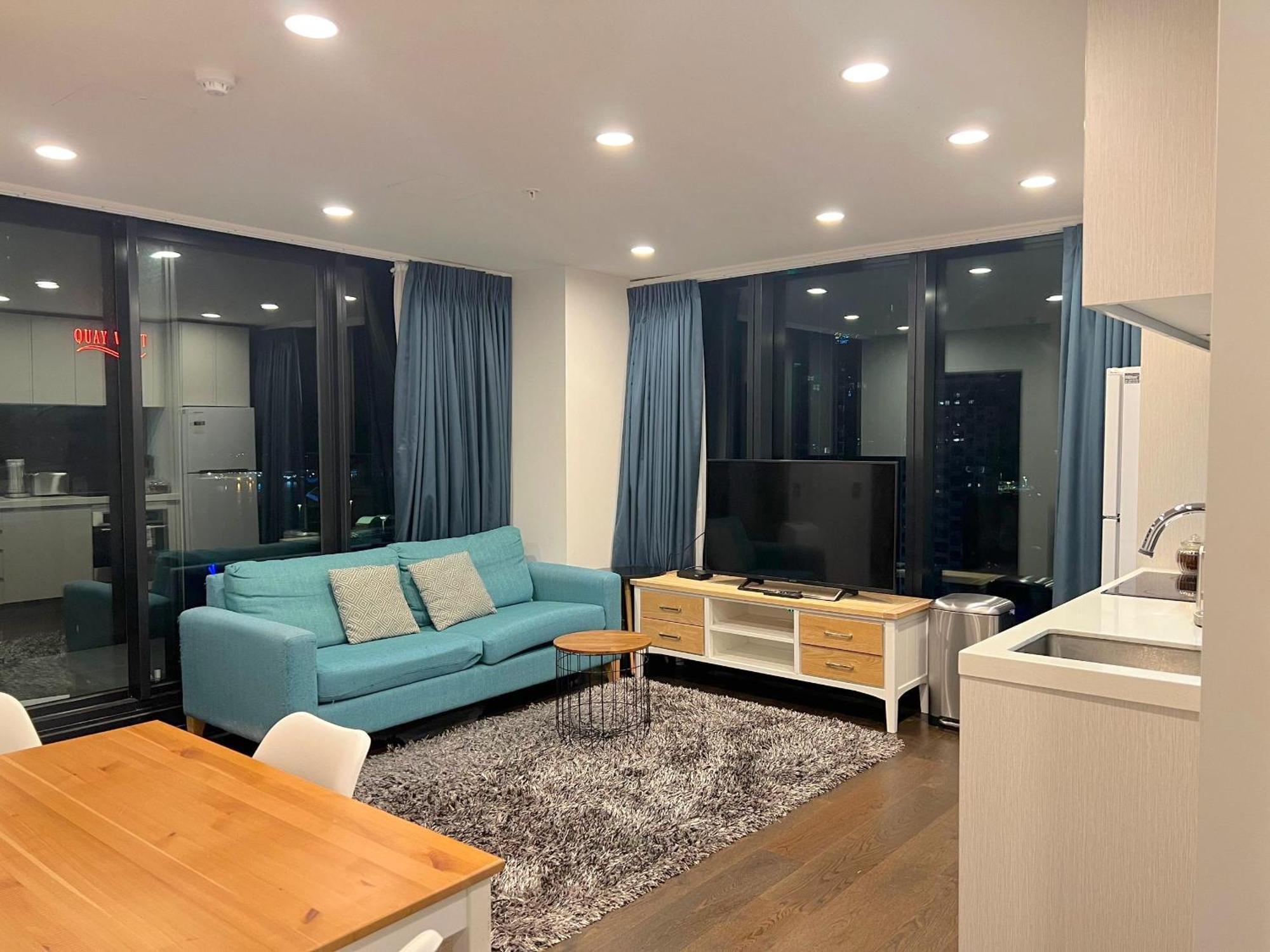 Gorgeous Seaview 2 Bedroom Apartment In Auckland Cbd ภายนอก รูปภาพ
