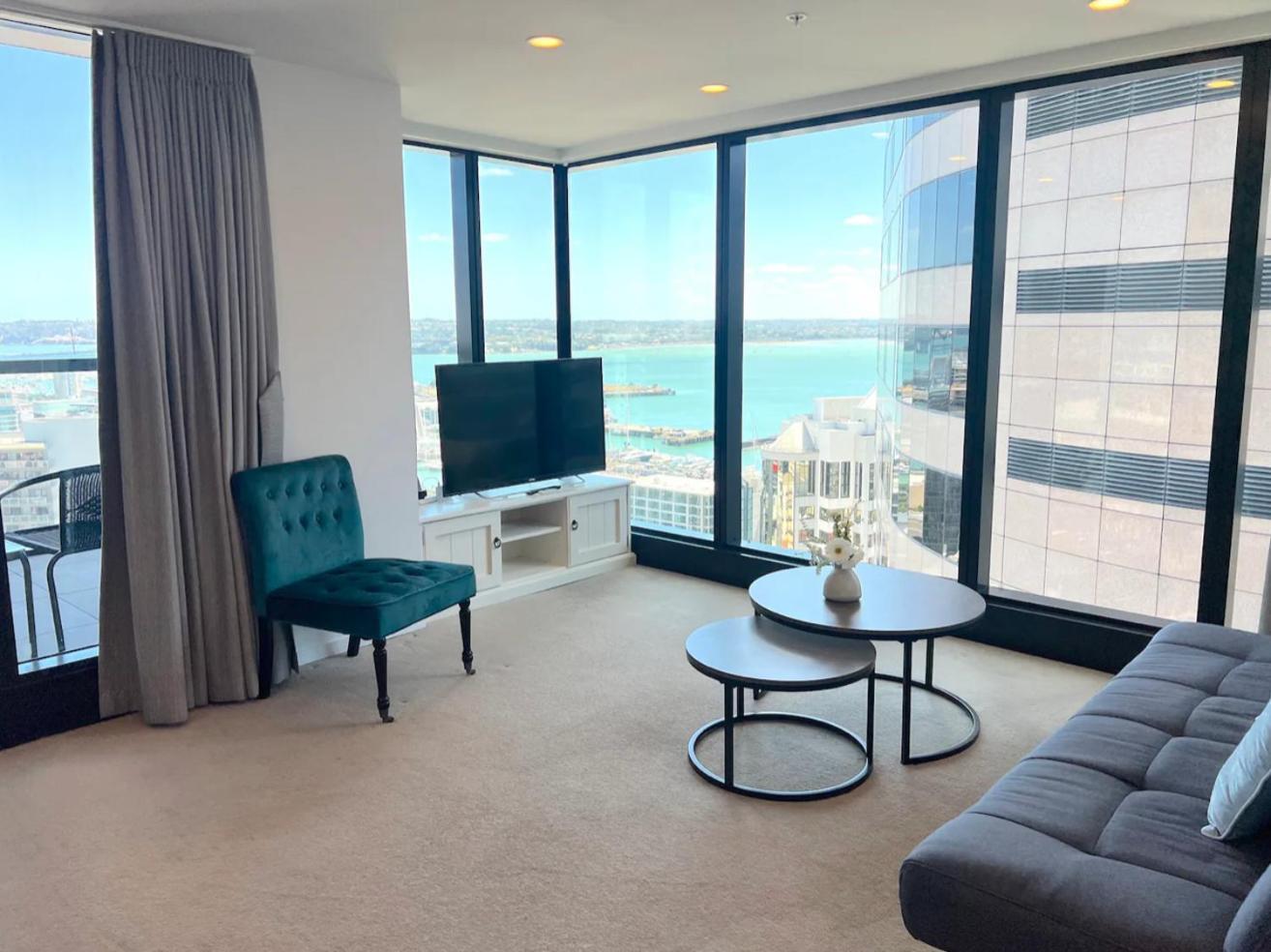 Gorgeous Seaview 2 Bedroom Apartment In Auckland Cbd ภายนอก รูปภาพ