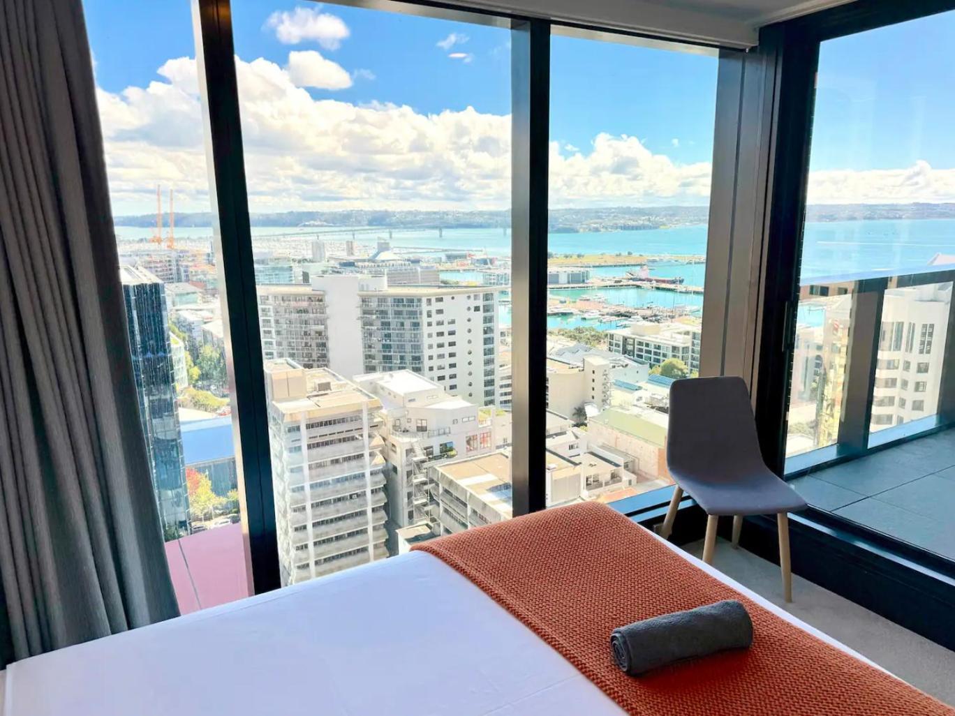 Gorgeous Seaview 2 Bedroom Apartment In Auckland Cbd ภายนอก รูปภาพ
