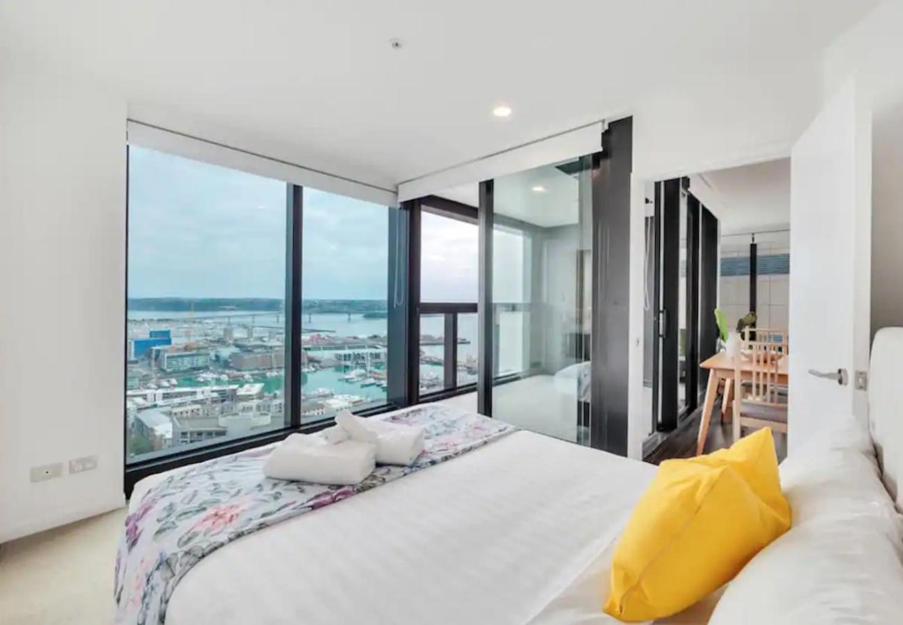 Gorgeous Seaview 2 Bedroom Apartment In Auckland Cbd ภายนอก รูปภาพ