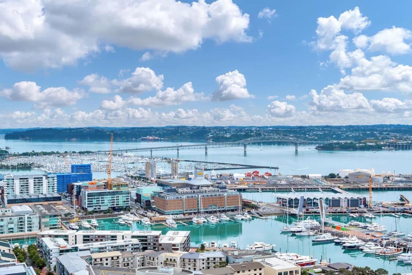 Gorgeous Seaview 2 Bedroom Apartment In Auckland Cbd ภายนอก รูปภาพ