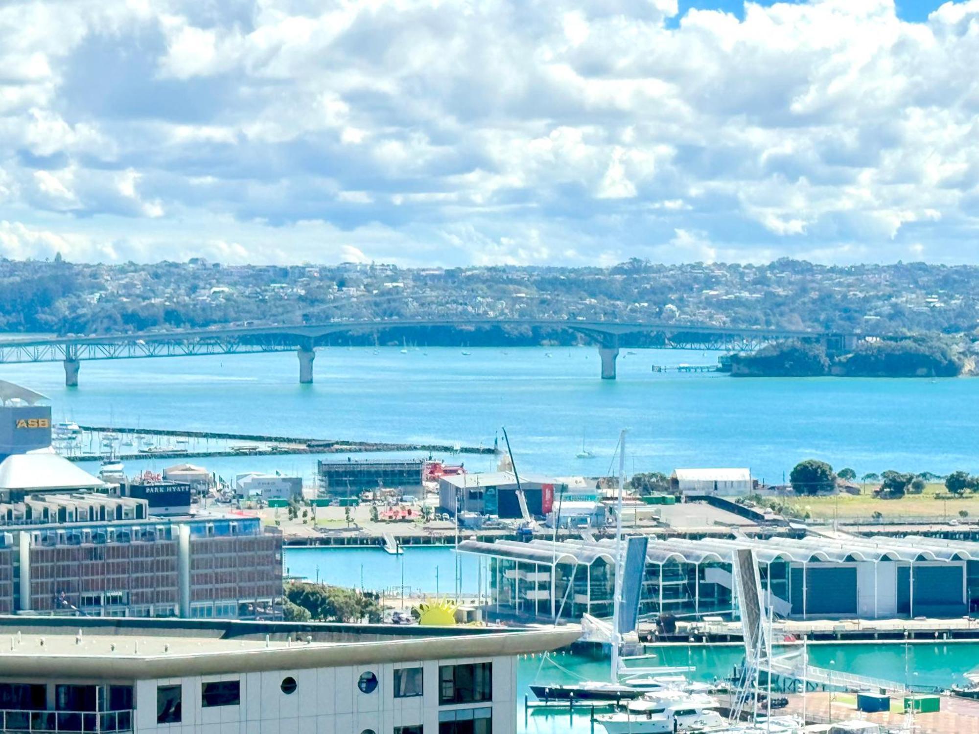 Gorgeous Seaview 2 Bedroom Apartment In Auckland Cbd ภายนอก รูปภาพ